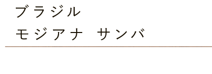 ブラジル モジアナ サンバ